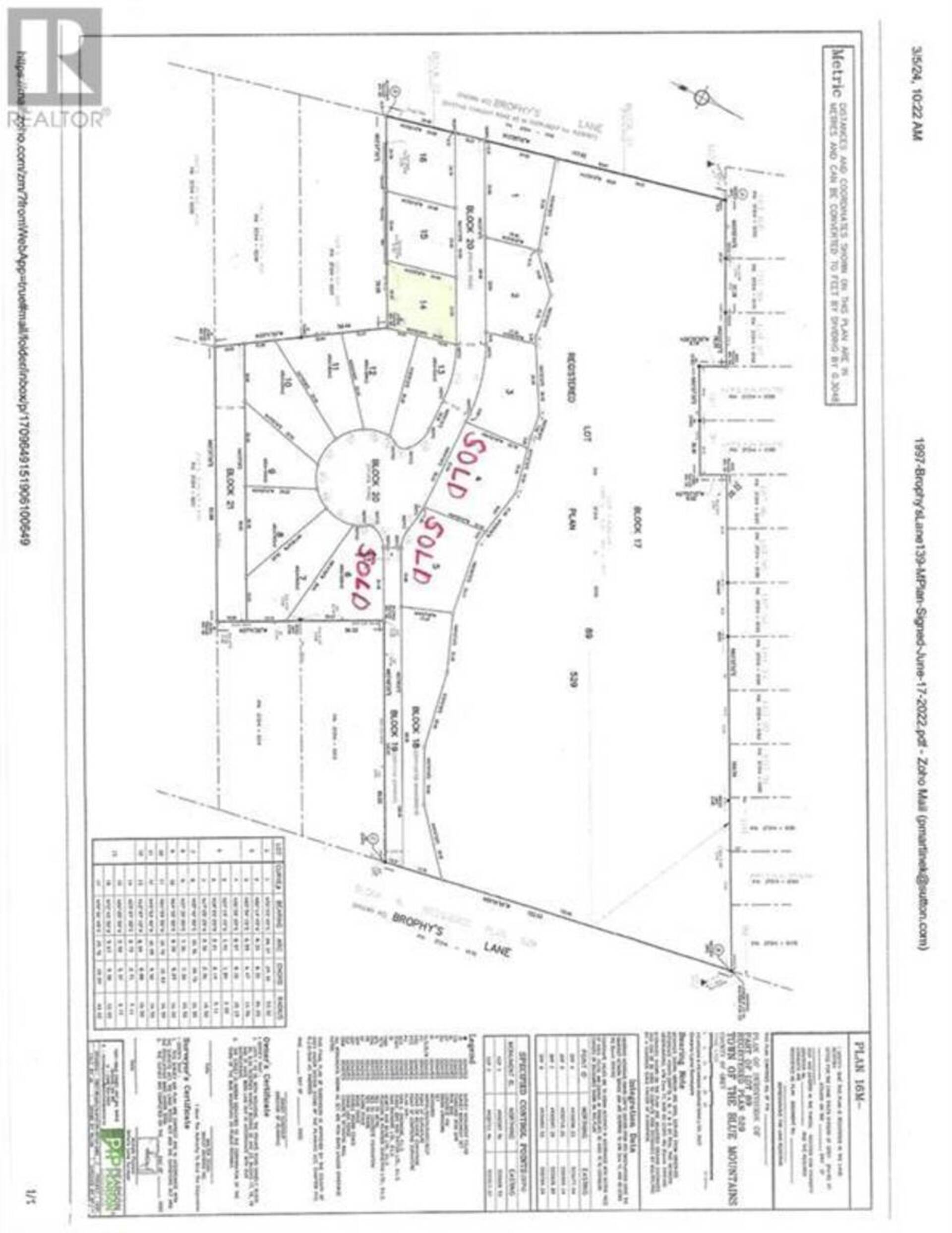 139 BROPHY'S Lane Unit# Lot #14 Craigleith