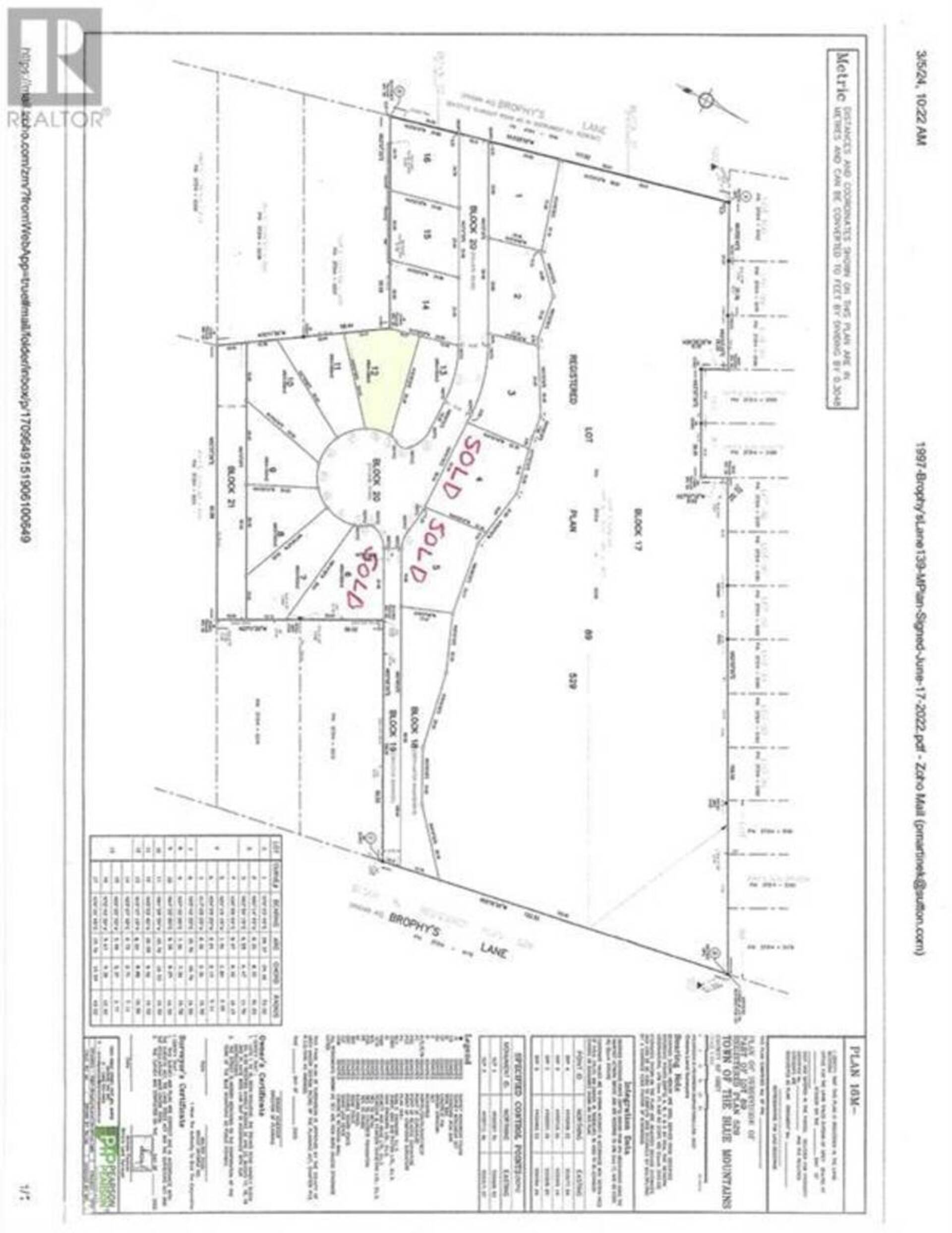 139 BROPHY'S Lane Unit# Lot 12 Craigleith