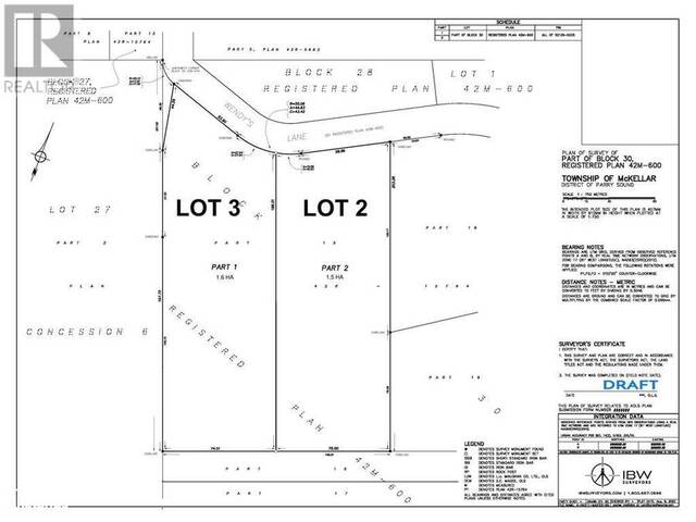 LOT 3 WENDY'S Lane McKellar Ontario