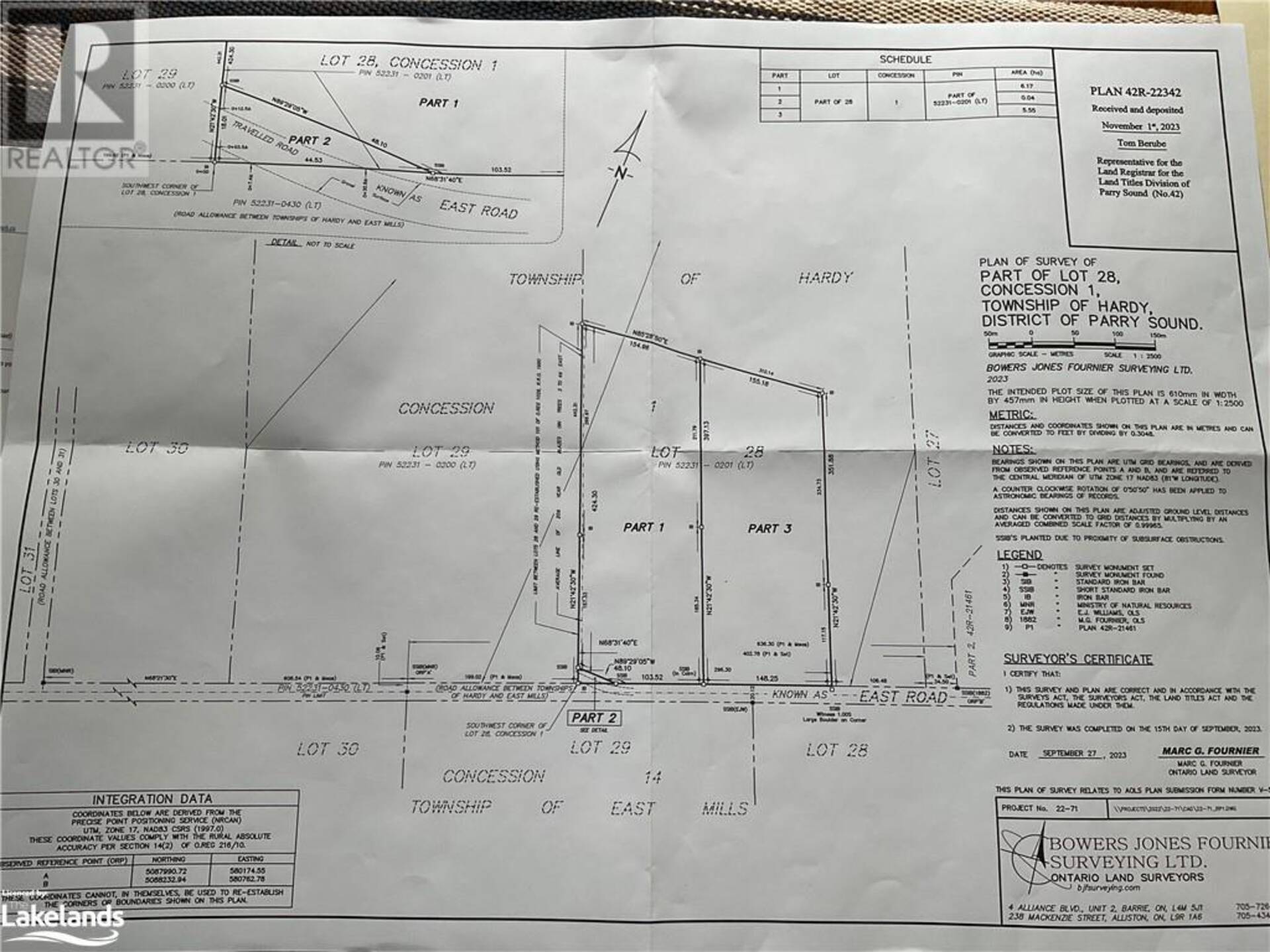 PART 1-22342 EAST ROAD Loring