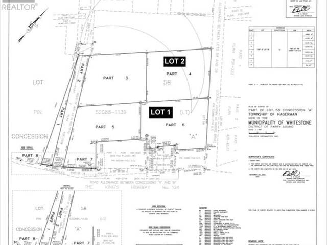 LOT 2 MOORE DRIVE Whitestone Ontario