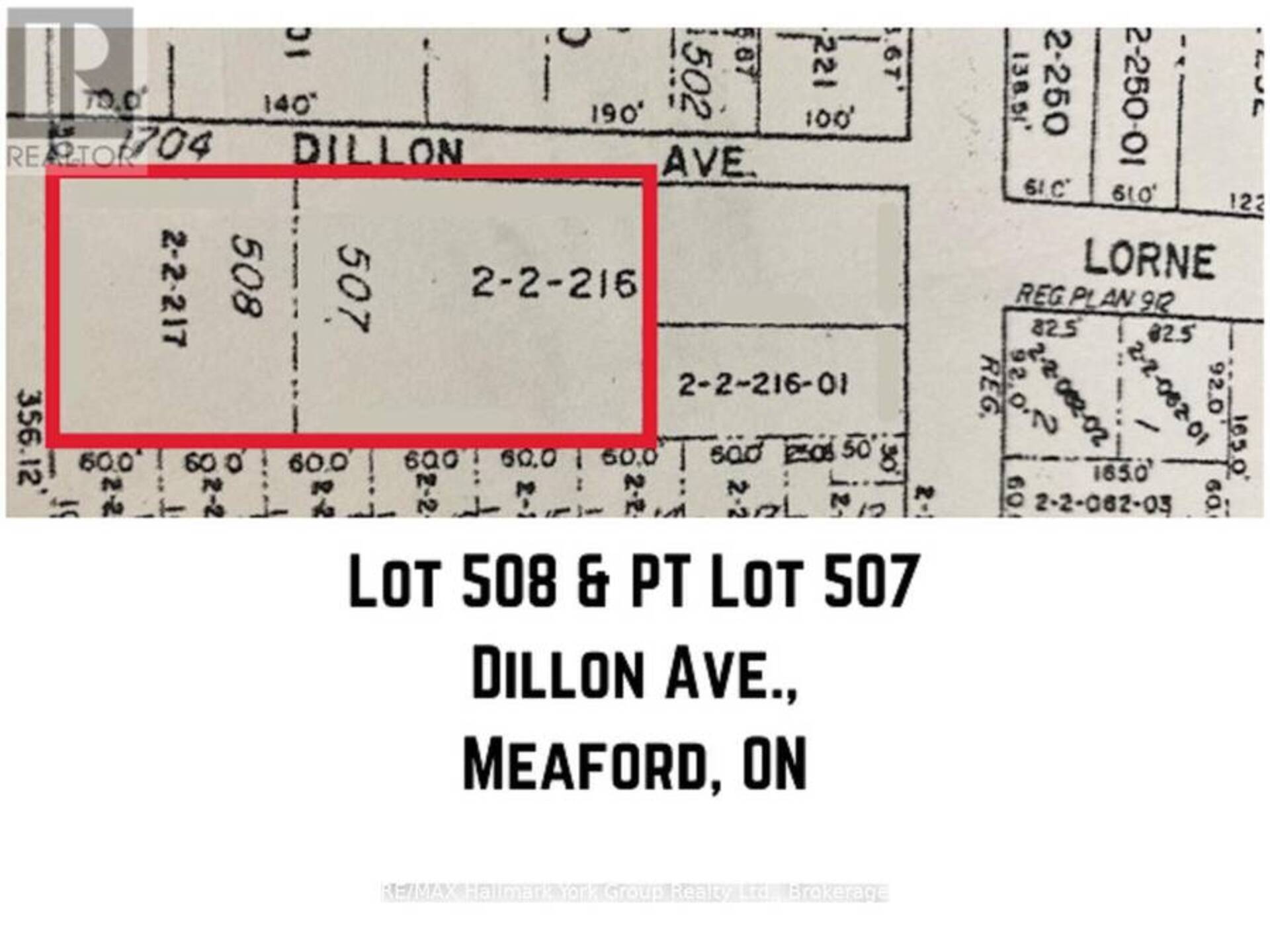 LOT 508 DILLON AVENUE Meaford