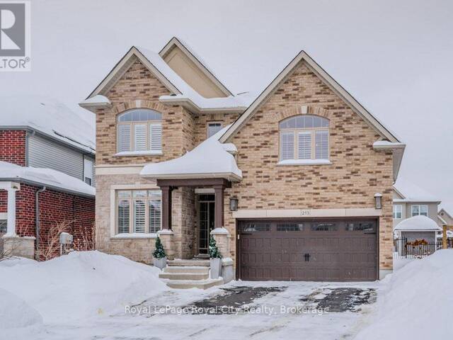 213 TREMAINE CRESCENT Kitchener Ontario