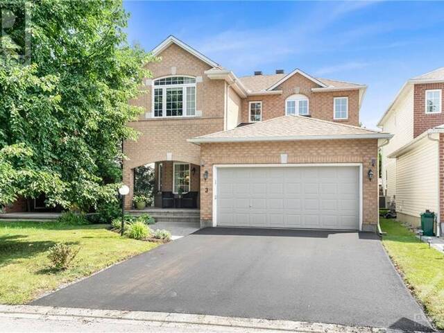 3 NORTH HARROW DRIVE Nepean Ontario