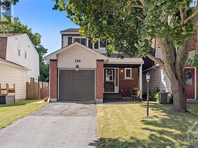 196 LARKIN DRIVE Ottawa Ontario