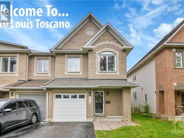 610 LOUIS TOSCANO DRIVE Ottawa Ontario