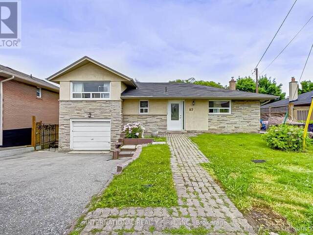 85 LETCHWORTH CRESCENT Toronto  Ontario