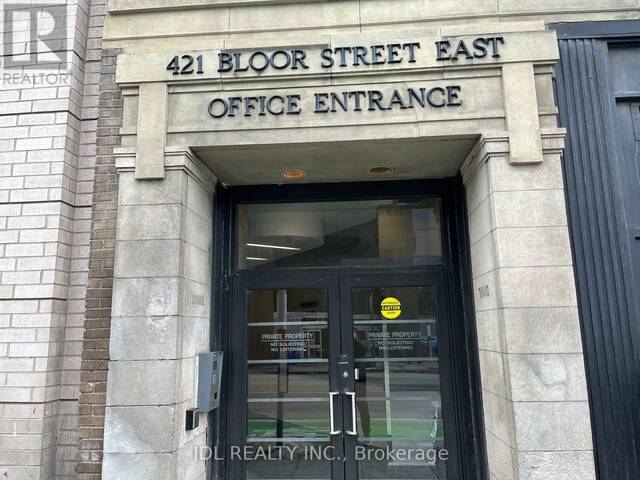 203 - 421 BLOOR STREET E Toronto Ontario