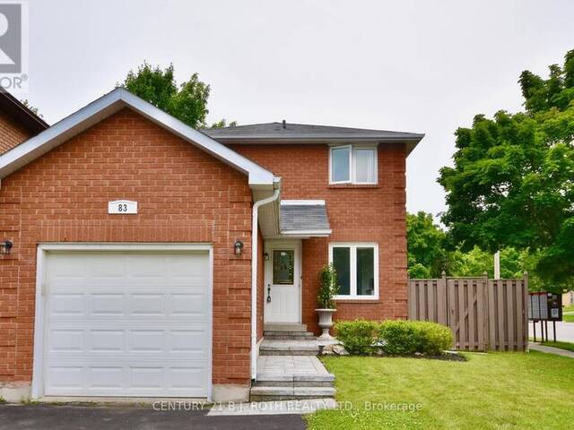 83 GEDDES CRESCENT Barrie Ontario