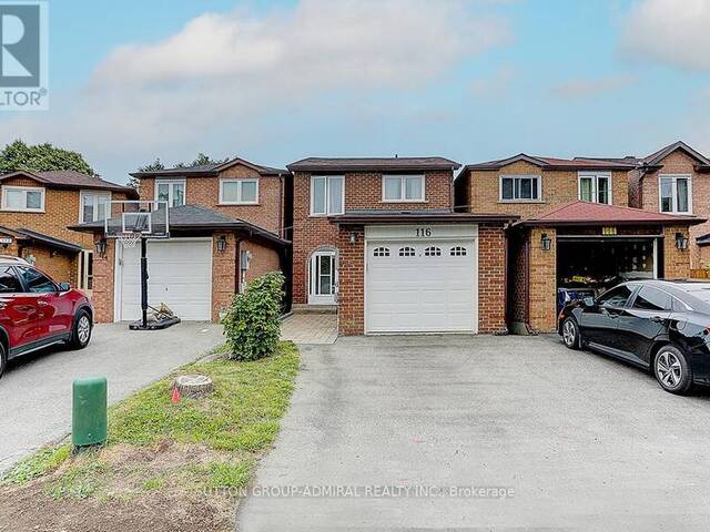 116 REJANE CRESCENT Vaughan  Ontario