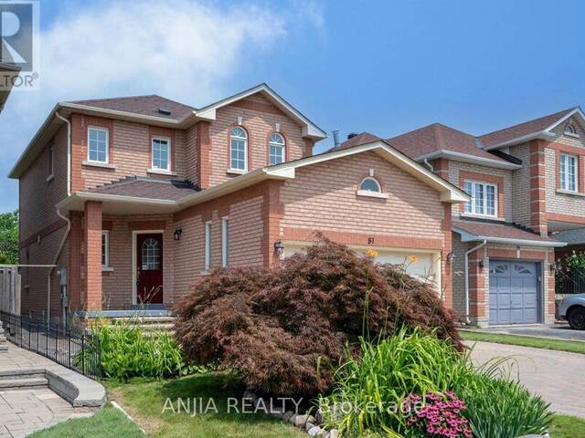 81 EASTPINE DRIVE Markham Ontario