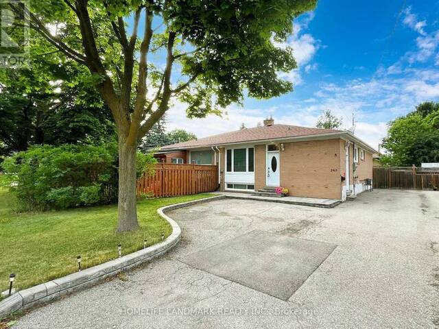 243 TAYLOR MILLS DRIVE S Richmond Hill  Ontario