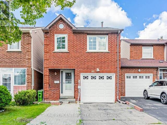 45 WEST BURTON COURT Toronto  Ontario