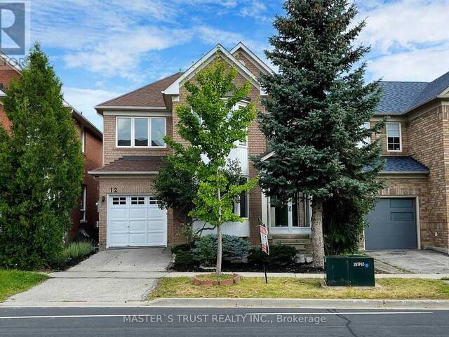 12 CASTLEMORE AVENUE Markham  Ontario