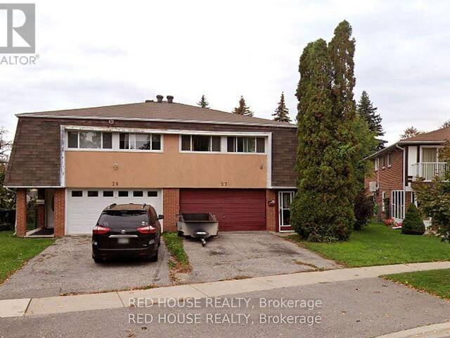 27 HEATHERSIDE DRIVE Toronto Ontario