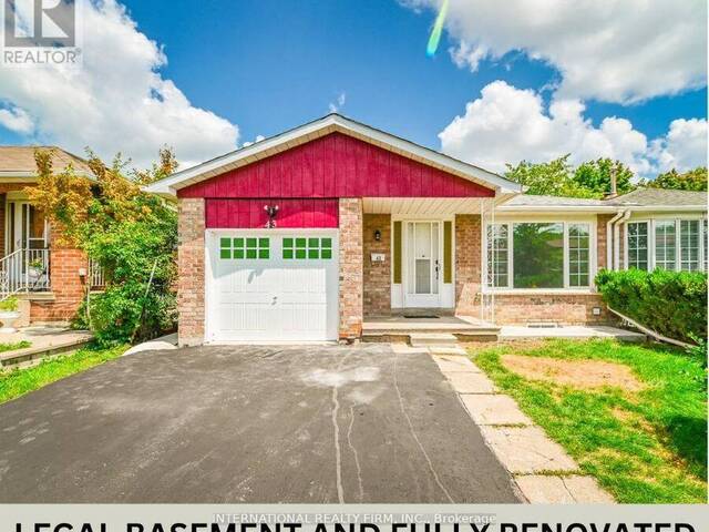 43 MALLARD CRESCENT Brampton Ontario