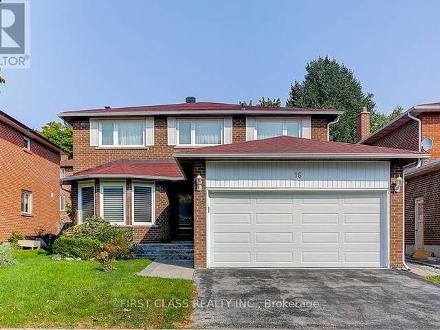 16 LINDEMANN STREET Markham Ontario