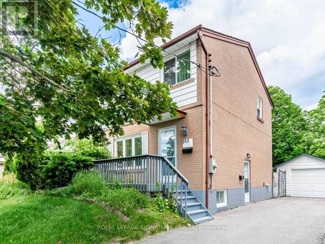 105 BERGEN ROAD Toronto Ontario