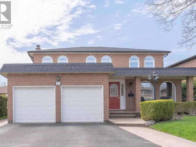 45 PANORAMA CRESCENT Brampton Ontario