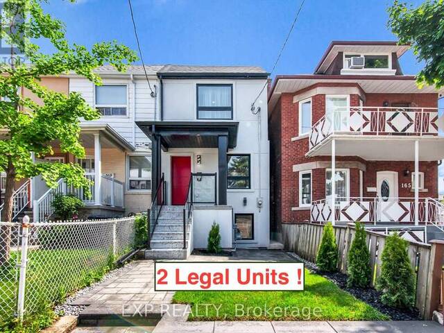 167 SELLERS AVENUE Toronto Ontario