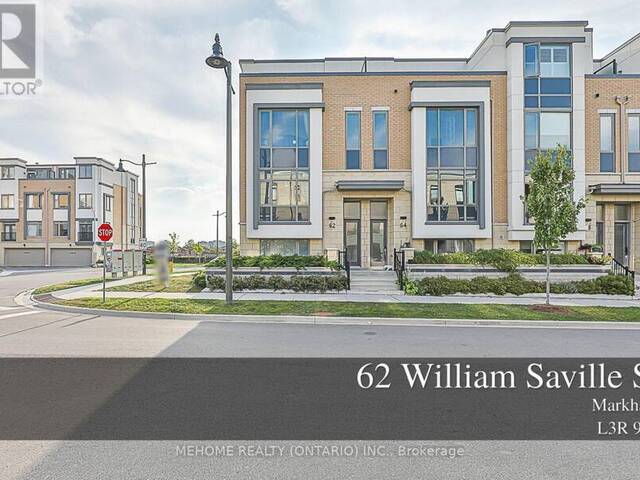 62 WILLIAM SAVILLE STREET Markham  Ontario