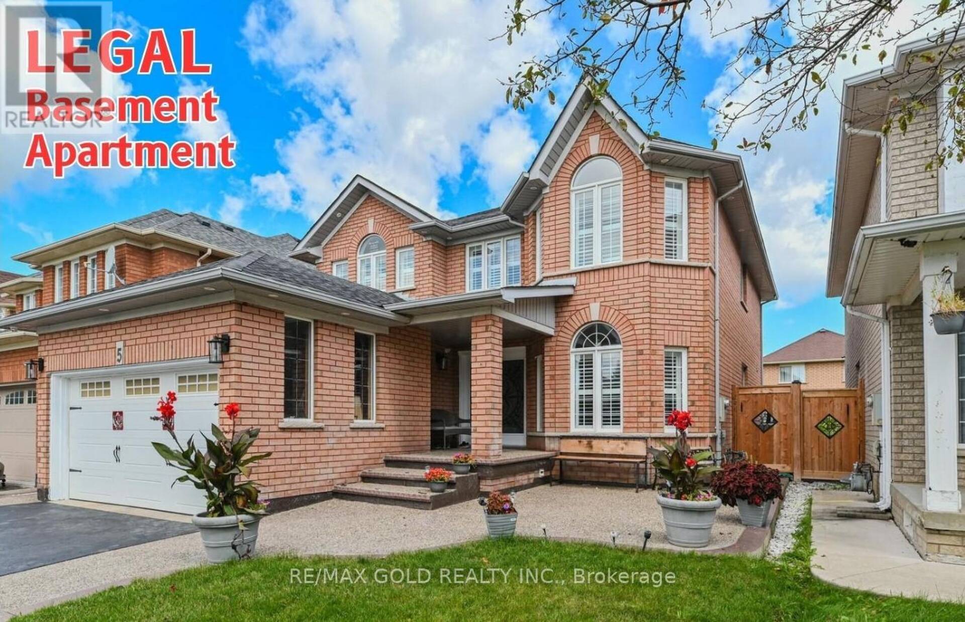 5 DOVESONG DRIVE Brampton 