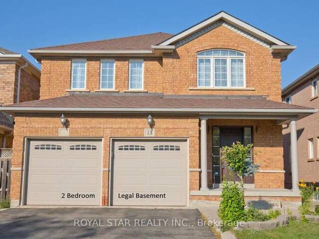 13 WATERDALE ROAD Brampton  Ontario