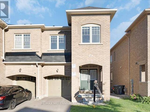 13 GOULSTON STREET Brampton  Ontario