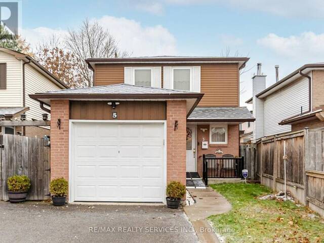 5 GREENLEAF CRESCENT Brampton  Ontario