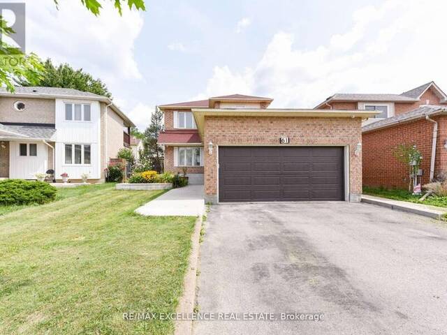 61 DRINKWATER ROAD Brampton  Ontario