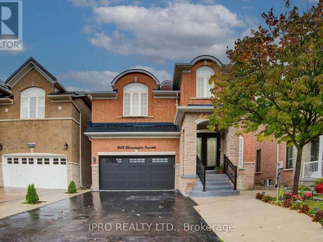 3688 BLOOMINGTON CRESCENT Mississauga  Ontario