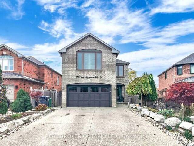 27 FORESTGROVE CIRCLE Brampton Ontario