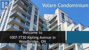 1007 - 7730 KIPLING AVENUE Vaughan 