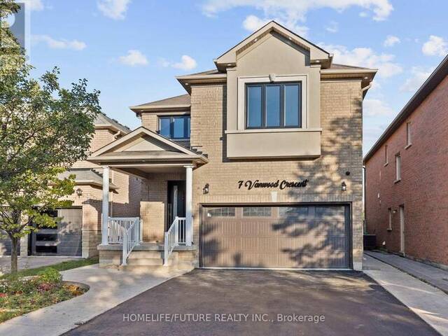 7 VANWOOD CRESCENT Brampton  Ontario