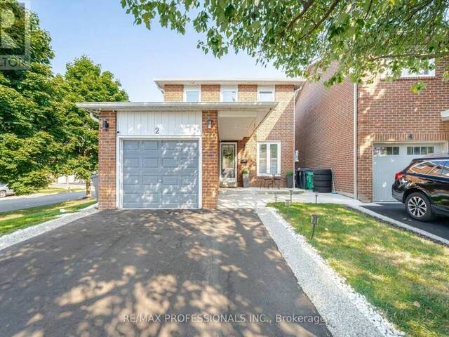 2 CRENSHAW COURT Brampton  Ontario