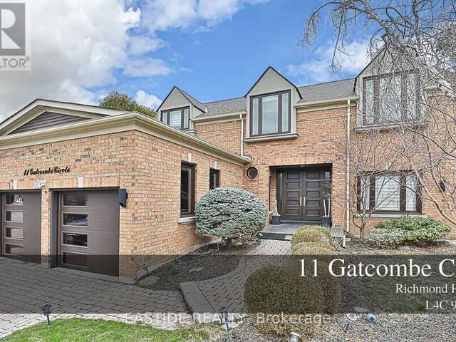 11 GATCOMBE CIRCLE Richmond Hill Ontario