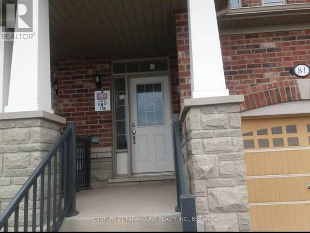 81 FINEGAN CIRCLE Brampton  Ontario