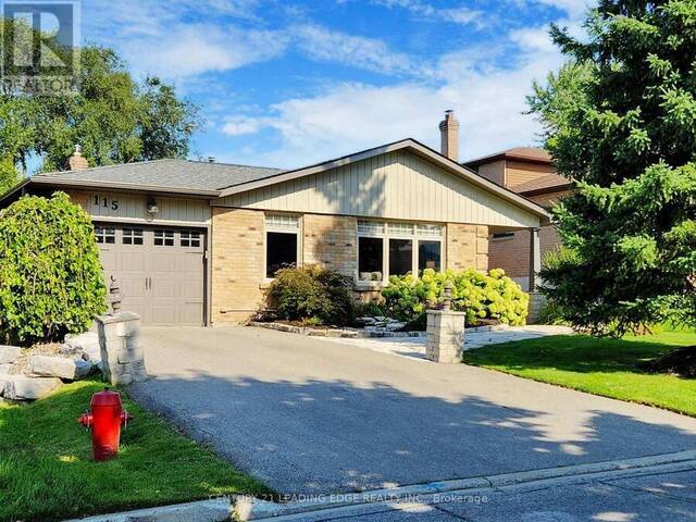 115 WALTON DRIVE Aurora Ontario