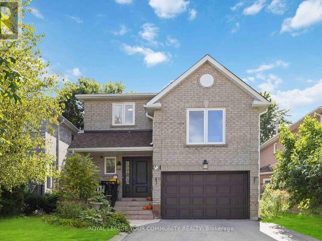 73 BUCKHORN AVENUE Richmond Hill  Ontario