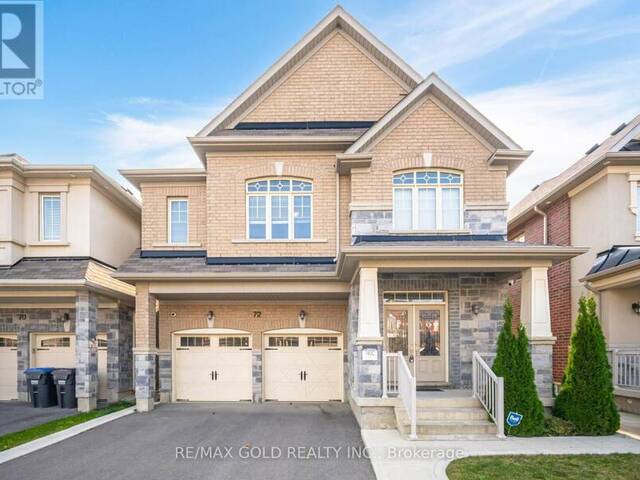 72 RUSSELL CREEK DRIVE Brampton Ontario