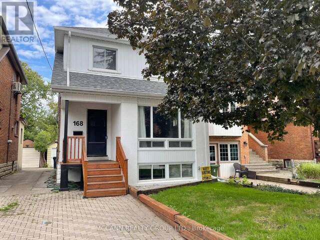 168 ROSLIN AVENUE Toronto Ontario