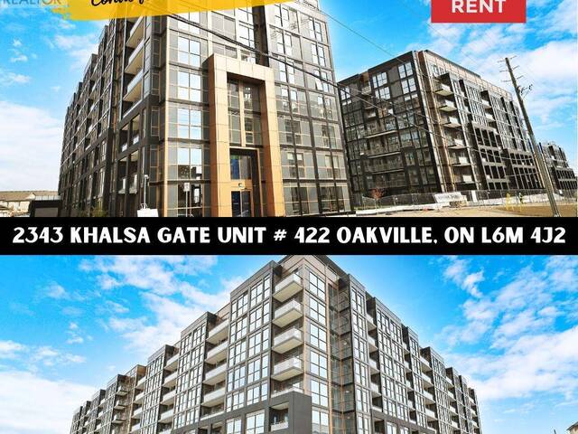 422 - 2343 KHALSA GATE Oakville Ontario