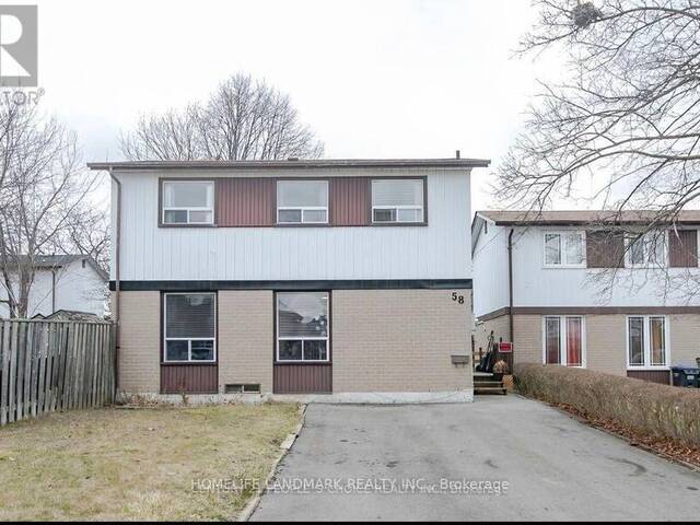 58 JACKMAN DRIVE Brampton Ontario