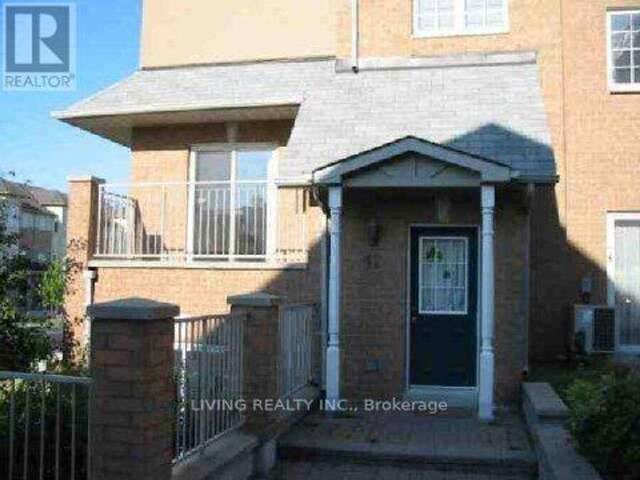 UNIT 12 - 2 COX BOULEVARD Markham Ontario