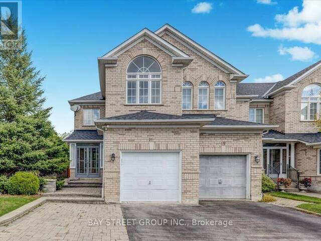 21 DEBONAIR DRIVE Richmond Hill  Ontario