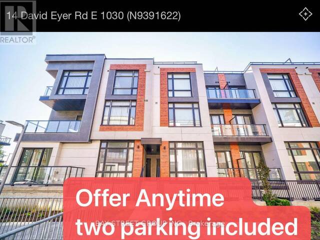 1030 - 14 DAVID EYER ROAD E Richmond Hill Ontario