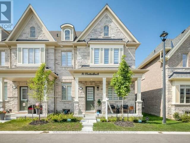 16 CLUTTERBUCK LANE Ajax  Ontario