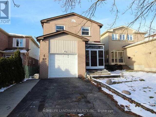 102 NIGHTSTAR DRIVE Richmond Hill  Ontario