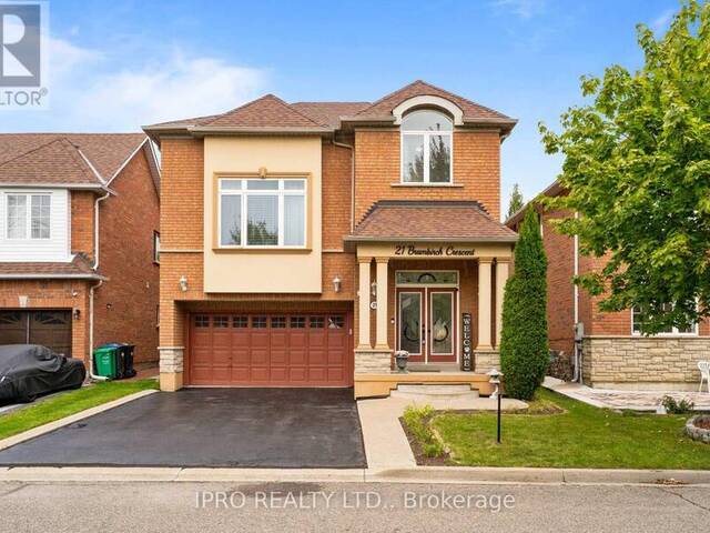 21 BRAMBIRCH CRESCENT Brampton  Ontario