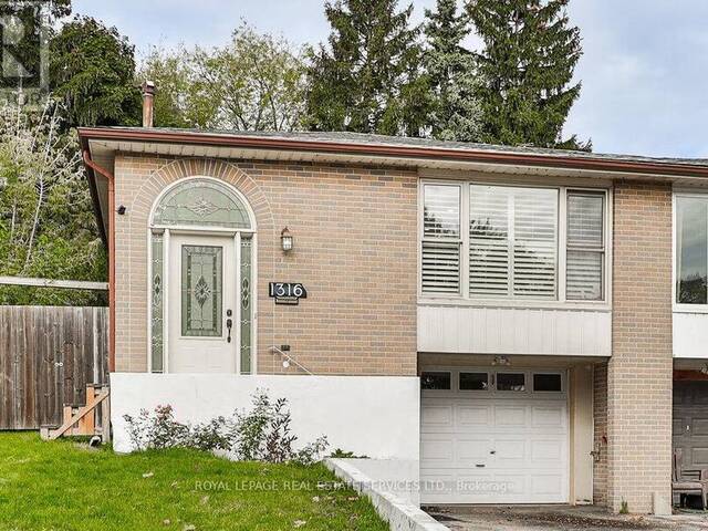 1316 PLAYFORD ROAD Mississauga Ontario